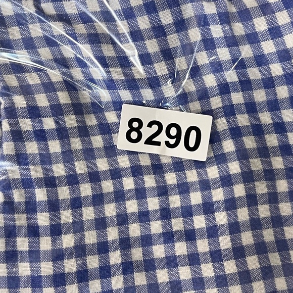 Polo Ralph Lauren 35W 100% Linen Blue Gingham Straight Fit Shorts - Picture 10 of 10